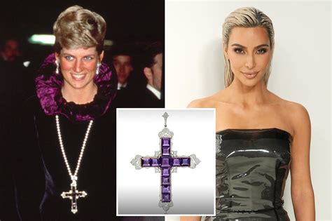 Kim Kardashian Wore Princess Diana's Cross Necklace With 